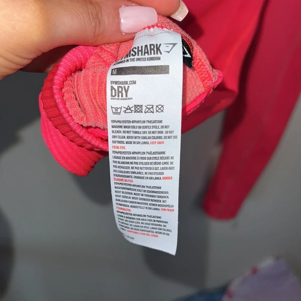 Gymshark ultra seamless high waisted neon hot pink legging medium - Picture 4 of 5